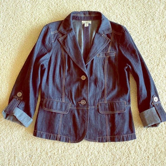 LOFT Jackets & Blazers - Super cute cotton denim Loft jacket, 10